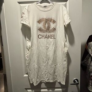 CHANEL Cream Top with Subtle Gold Accents